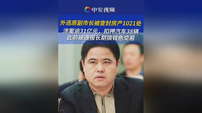 外逃副市长涉案超31亿，巨额资产查封背后的真相与反思