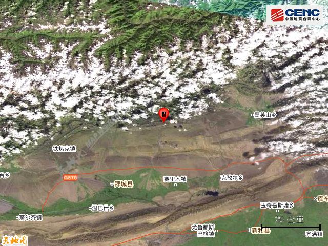 新疆库车市发生罕见的4.5级地震，影响及后续观察分析