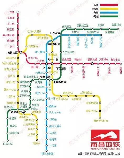 最新南昌地铁线路图，全面解读南昌地铁的发展与规划