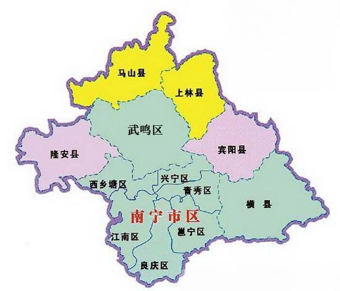 南宁最新全地图概览