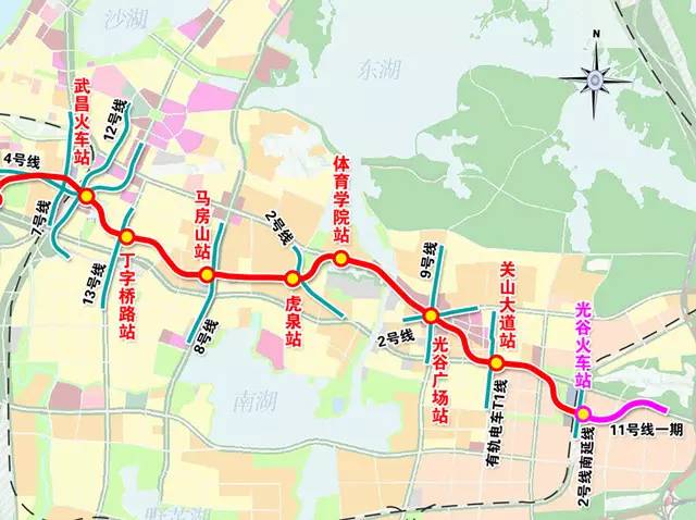 武汉地铁13号线最新线路图揭秘，未来轨道交通之旅启程